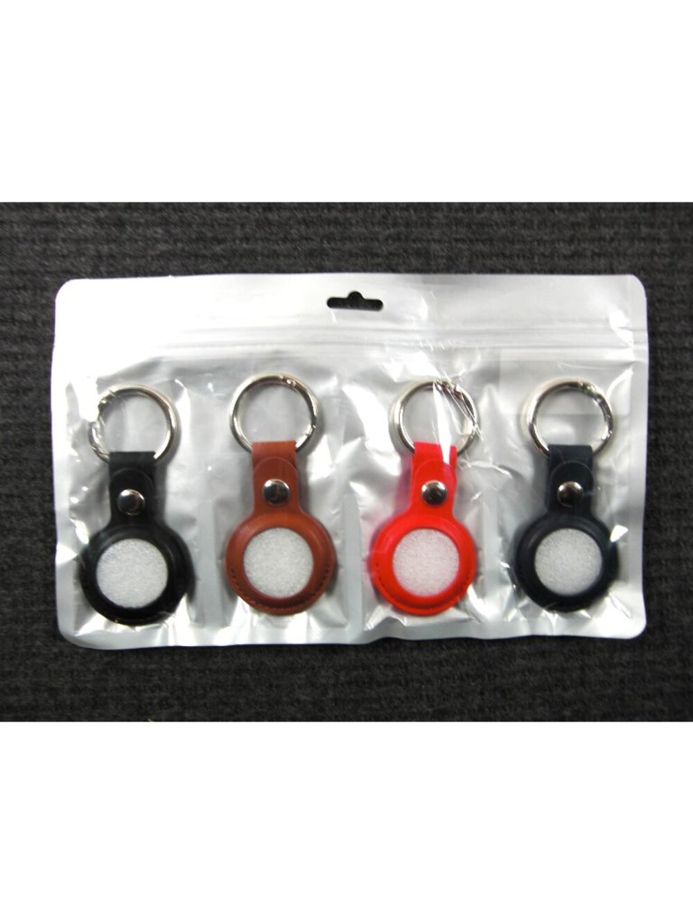 4 Pack Apple Holder Case Bluetooth Tracker Tags for iPhone Keyrings